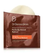 Dr. Dennis Gross Skincare Advanced Retinol + Ferulic Perfectly Dosed Retinol Peel (Universal 0.2% Pure Retinol), Set of 8