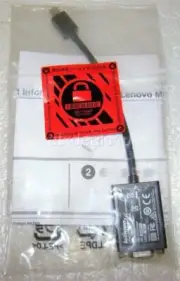 Lenovo 03X6865 0A36536 Mini DisplayPort To VGA Adapter New Sealed
