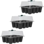 CIMAXIC Nursery Pot Adjustable Ventilation Pack Seedling Box Plant Germination Tray for Easy Growth