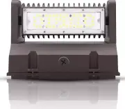 LED Wall Pack Light 40W Rotatable Adjustable 5000K 5500LM, Outdoor Area Wall Pac