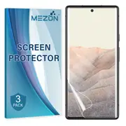 [3 Pack] Google Pixel 6 (6.4") Premium Clear Edge-to-Edge Full Coverage Hydrogel Screen Protector Film by MEZON (Pixel 6, Hydrogel) – FREE EXPRESS