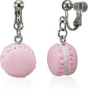 [Generic] New Macaron Earrings Fashion Kawaii Gift Clip On Earrings Jewelry for Women or Teens