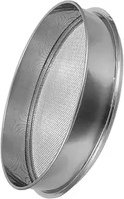 Abaodam Garden Soil Sifter Stainless Steel Sifting Pan for Rocks and Debris Lightweight Gardening Tool for Soil Straining and Compost for Bonsai