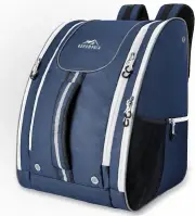RUPUMPACK 65L Ski Snow Boot Bag Backpack Large Size Snow Boot Backpack Pack Blue