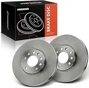 A-Premium 11.34 inch (288mm) Front Vented Disc Brake Rotors Compatible with Select Saab, Saturn Models - 9-3, 9-5, 900 & Saturn L100, L200, L300, LS, LS1, LS2, LW1, LW2, LW200, LW300, 2-PC Set