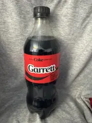 Share a Coke with Garrett 2025 Personalized Gift Coca~Cola Bottle 20oz Zero