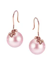 Imperial Windsor 14K Rose Gold 13-14mm Freshwater Pearl Earrings