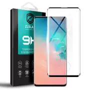 ZUSLAB Galaxy S10+ / S10 Plus Screen Protector Tempered Glass 9H Hardness for Samsung - Black