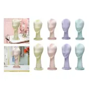 Female Head Mannequin Portable Hat Display Stand for Headdress Hats Glasses