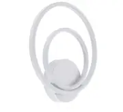 Eglo Lanacera Modern Metal 20.4W LED Dimmable Circles Wall Light - White - Warm White
