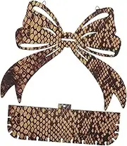 ABOOFAN Cute Bow Wooden Wall Shelf Stylish Decorative Storage Rack for Living and Bedroom for Displaying Items and Ornaments Versatile Home Decor