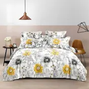 Dreamfields Super King Waltz Forest Design Quilt Doona Duvet Cover Set