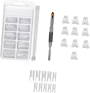OHPHCALL Nail Art Clips Set Professional Manicure Tools Kit Extension Nails for Salon or Home Use