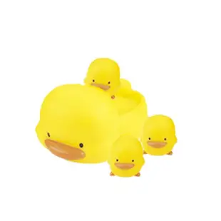 【Piyo Piyo 黃色小鴨】家族水中有聲玩具組(4入)