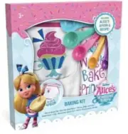 Baking Kit Disney Junior Alice's Wonderland Bakery 3+ board book recipe apron