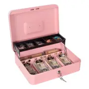 Cash Box with Money Tray and Lock - Metal Money Box for Cash Register, Large ...