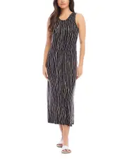 Karen Kane Printed Sleeveless Midi Dress
