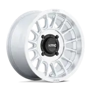 15x7 KMC Powersports KS138 Impact UTV Silver W/ Machined Face Wheel 4x137 (10mm)
