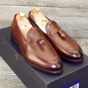 * NIB * $425 Allen Edmonds SPRING STREET 7.5 D Coffee * new Cedar Trees