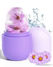 Silicone Ice Cube Massager Face Ice Roller - Purple