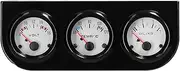 ACAGALA 3 in 1 Multifunctional Car Meter Auto Gauge Kit 52mm Voltage Water Temperature Oil Pressure Meter Voltmeter with Sensor for Car Truck RV Marine Boat