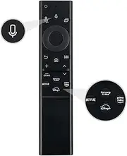 [Mozzoom] Replacement TV Voice Remote for Samsung TV Remote Control 2022, Compatible for All Samsung with Voice Function Smart Curved Frame QLED LED LCD 8K 4K TVs - BN59-01385B