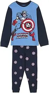 [Marvel] Pijama Largo Single Jersey Blue