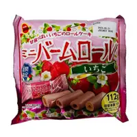 在飛比找蝦皮商城優惠-北日本BOURBON 期間限定草莓蛋捲 12個入
