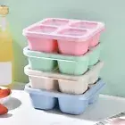 Microwave-safe Food Container Portable Lunch Box Multifunctional Bento with 4