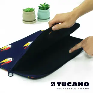 TUCANO X MENDINI 時尚設計筆電包15.6吋-大嘴鳥藍
