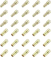 uxcell 15 Pairs Banana Plugs Connector 3.5mm Male Female Banana Plug for Speaker Wire RC Battery ESC Motor