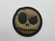 Jack Skellington Hook and Loop Patch Badge Tactical Rubber PVC Nightmare skull