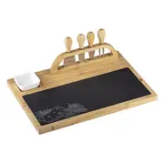 6pc Tempa Tuscany Grazing Food Serving Set w/ Knives/Stand/Bowl/Board Kitchen