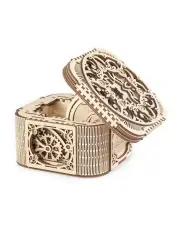 [UGEARS] Treasure Box 190 Piece Wooden 3D Puzzle Gift Set