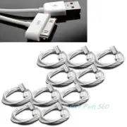 10X 6FT USB 30 PIN WHITE CABLE DATA SYNC CHARGER SAMSUNG GALAXY TAB TABLET 10.1