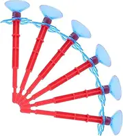 Abaodam 6pcs Spider Suction Cup Web Launcher Webs Spider Web Shooters Spider Gloves Man Web Shooter Spider Web Shooters Real Web Shooters for Plastic