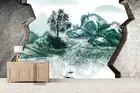 3D Ink Landscape Wallpaper Wall Mural Removable Self-adhesive 1146