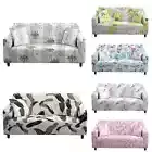 Plant Painted Sofa Cover Anti-Dust Corner Chaise Elastic Longue Cover Slipcover