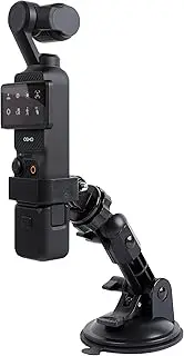 PellKing Suction Cup Mount for DJI Osmo Pocket 3,Car Windshield Window Dash Holder Kit with Expansion Adapter Accessories for DJI OSMO Pocket 3 Camera