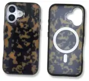 Case for | Compatible with MagSafe | 10ft Drop Tested | iPhone 16 Brown Tort