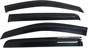 Compatible for Ford Ranger Wildtrak Sport Raptor XLT XLS XL Model 2023 2024 2025 Window Visor Sun Vent Rain Shield Side Wind Deflector