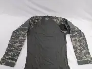 TRU SPEC 2551 T.R.U. COMBAT SHIRT MENS SMALL REG LONG SLEEVE DIGITAL FOLIAGE