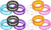 Grooming Scissor Finger Ring 12pcs Silicone Finger Protectors Hair Stylist Pet Kit