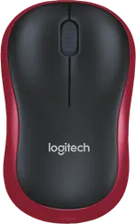 Logitech M185 Wireless Mouse - Red