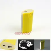 5200MAH POWER BATTERY CHARGER MICRO USB YELLOW NOKIA LUMIA 1020 920 LG OPTIMUS G