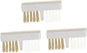 FOMIYES Professional Nail Art Tools Copper Wire Cleaning Brush Nail Drill Bit Cleaner Brush