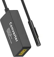 65W 15V Power Supply Adapter DC Square Charger Cable for Surface Pro X 9 8 7 6 5 4 3, Laptop Magnetic Adapter Power Cord