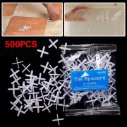 500PCS Tile Spacer Flooring Wall Leveler Wall Tile 500Pcs Cross Leveling System