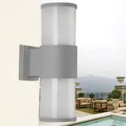 Up/Down LED Wall Mounted Light Fixture Outdoor Patio Lamp E27 Bulb Door Garage