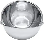 Great Credentials 8 Quart, Set of 2, Mixing Bowls, Stainless Steel, Professional Chef, Commercial Kitchen, 13.25 Inches Diameter, Flat Base, SSMB08